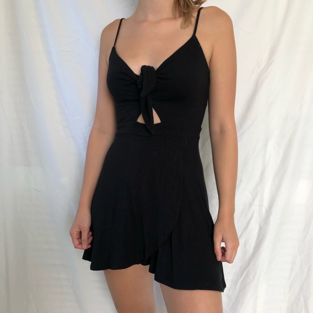 Garage black romper